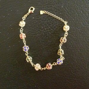 2 for $10. Gold charm bracelet